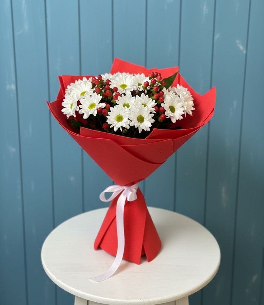 Букет цветов из: Хризантемы в Тосно