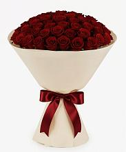 Букет 101 Бордовая роза Блэк Бакарра в Тосно