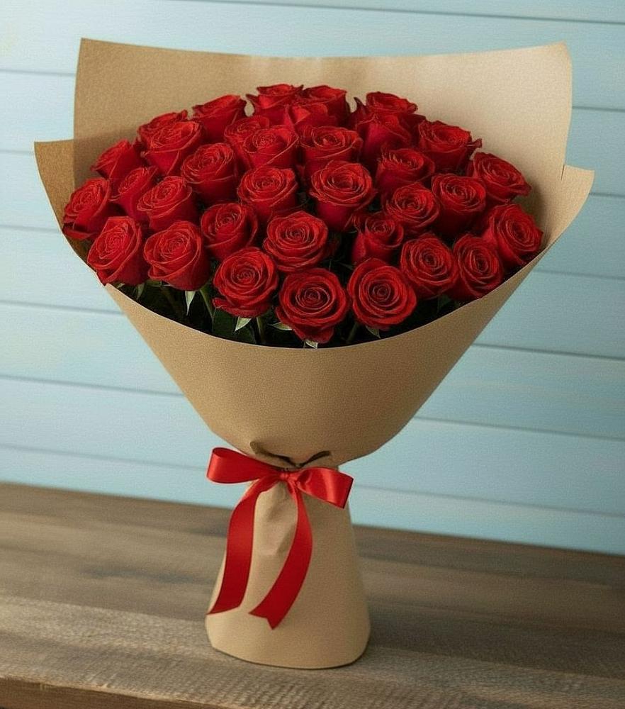 Букет Красные розы Милано в Тосно