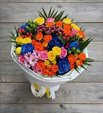 Букет цветов из:  Розы и Хризантемы в Тосно