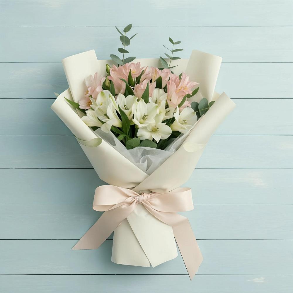 Букет цветов из: Альстромерии в Тосно