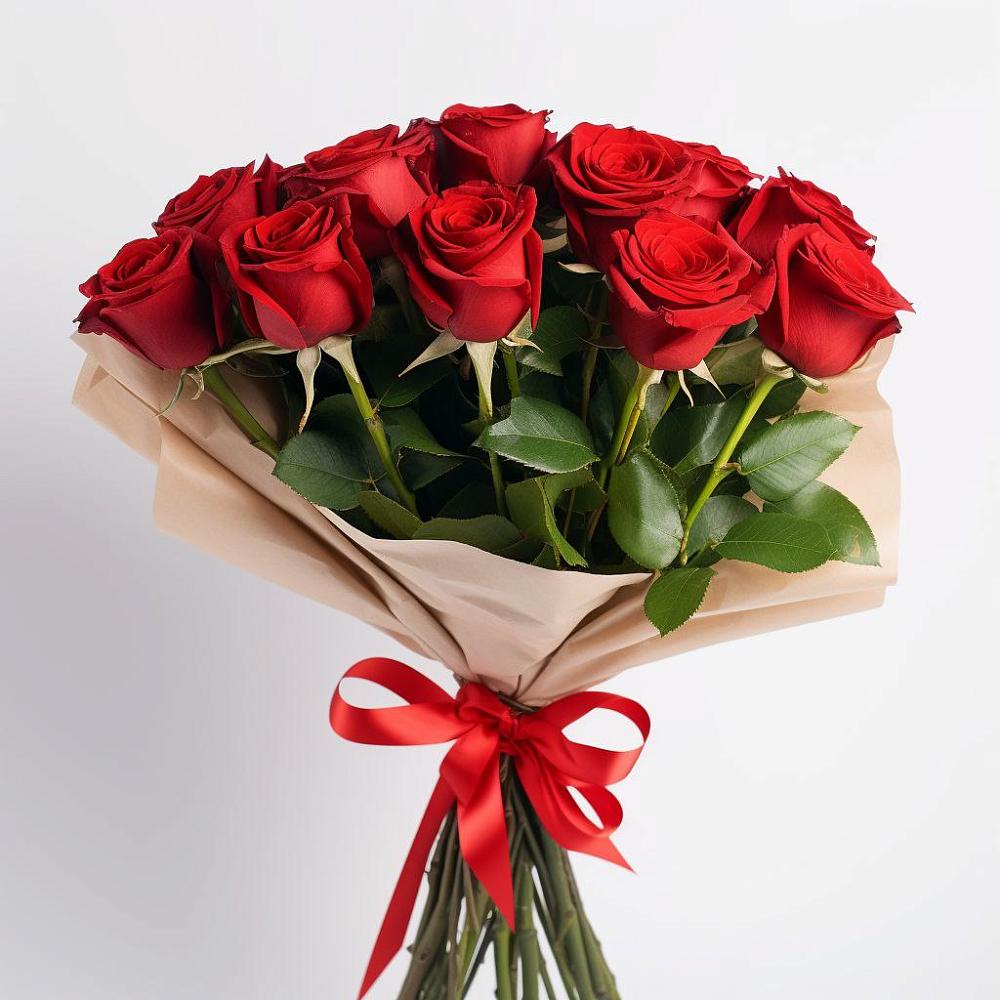 Букет 11 Красных роз Эдлесс Лав в Тосно
