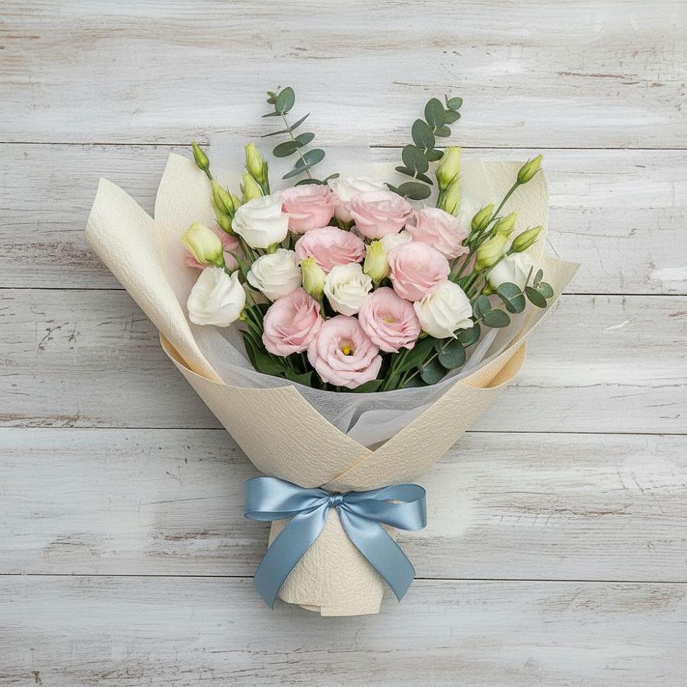 Букет цветов из: Лизиантусы в Тосно